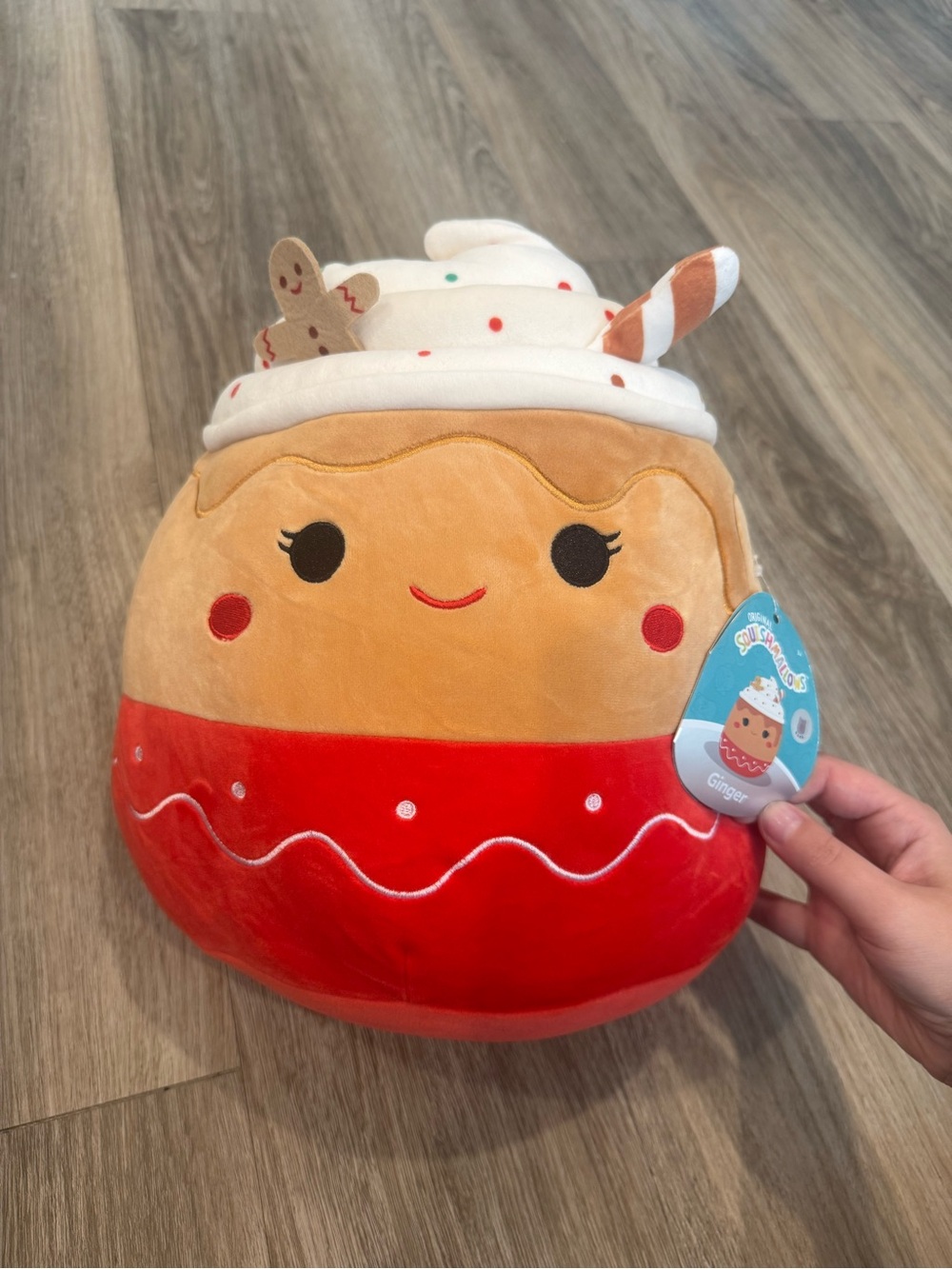 Squishmallows Ginger Holiday 11” Plush